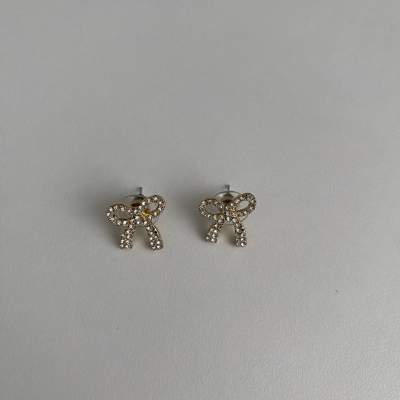 Bow earrings - Picture 3 of 4